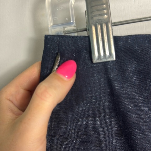 Vintage Valentino Wrap Pencil Floral Denim Skirt Size Small - Picture 3 of 13